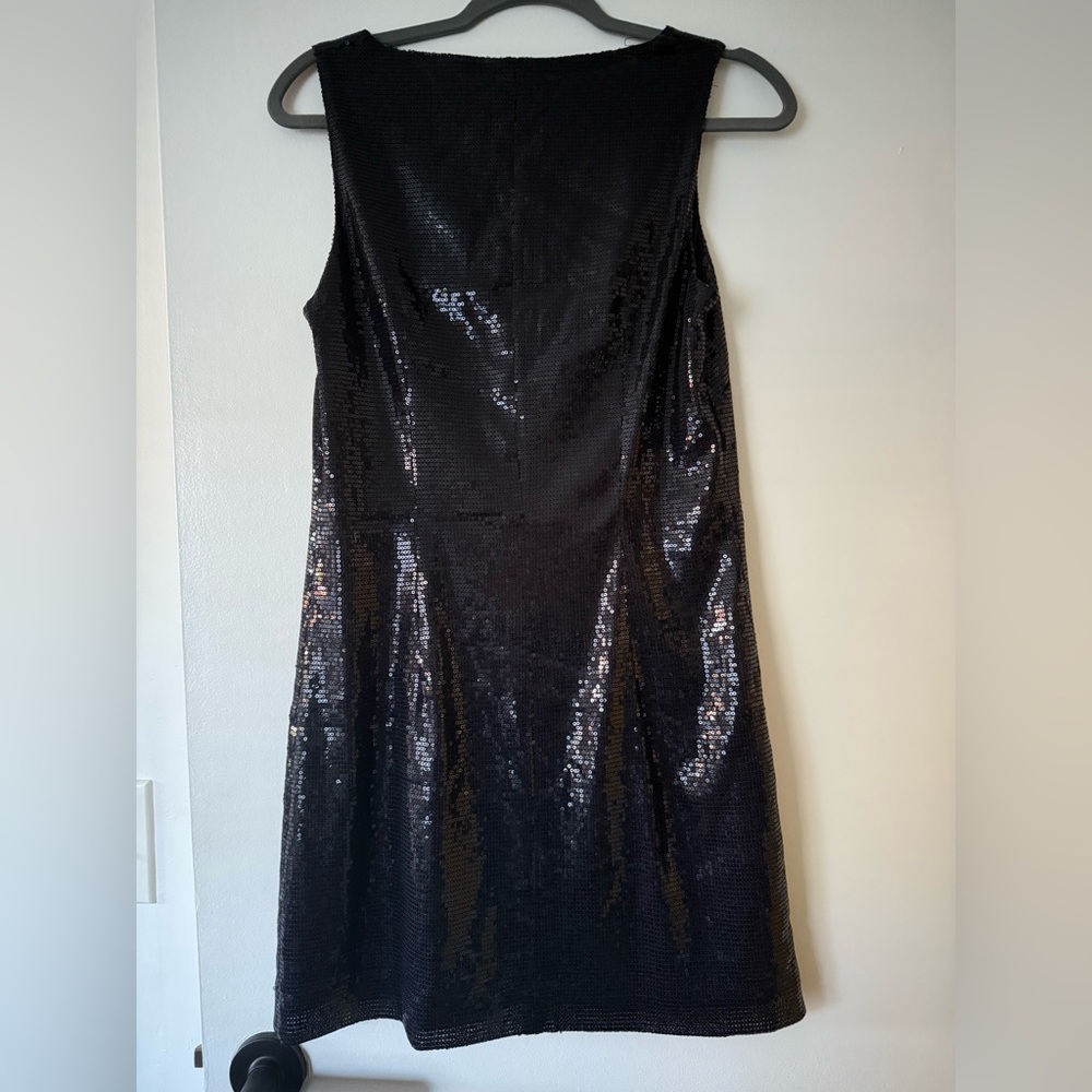 H&M Sequined Midnight Blue/Black Mini Dress - Picture 2 of 5